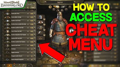 ouvrir le chanel de command mount and blade|All Bannerlord Cheats and Console Commands .